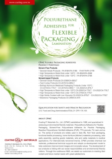Polyurethane Adhesives for Flexible Packaging